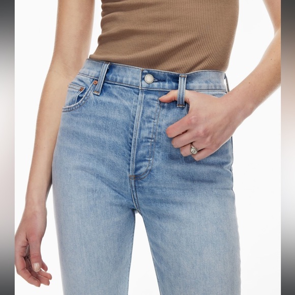 DENIM FORUM | Aritzia Yoko Hi Rise Slim | 27W/30L - Picture 4 of 12